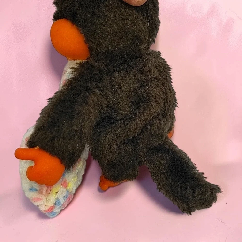 VTG 70s 1st Gen Toho Sekiguchi Monchhichi Sleepy Eyes Thumb Sucking Monkey Plush